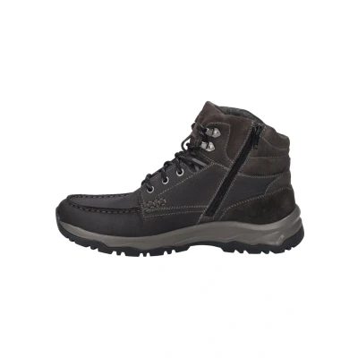 Image of Josef Seibel Leroy 01 Men&#039;s Lace Up Ankle Boots, Width H (Wide), Interchangeable Footbed, Moro, 41 EU Weit