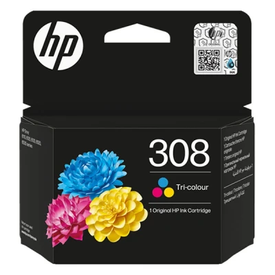 Image of HP Original Ink Cartridge 308 Tricolor