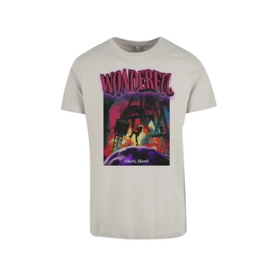 Image of Mister Tee Wonderful Print Tshirt, Men&#039;s, Size: Medium, Lightasphalt
