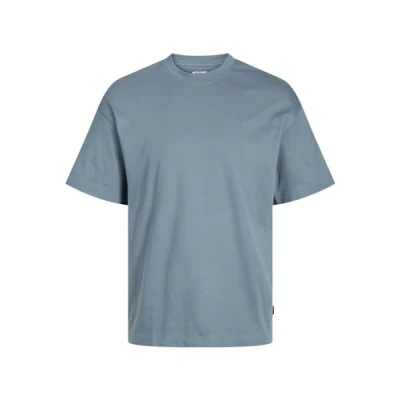 Image of Jack &amp; Jones Jjeurban EDGE TEE O NECK Basic Tshirt, Men&#039;s, Size: Large, Goblin blue