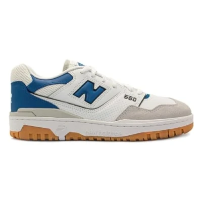 Image of New Balance Men&#039;s 550 Sneaker, White, 8.5 UK