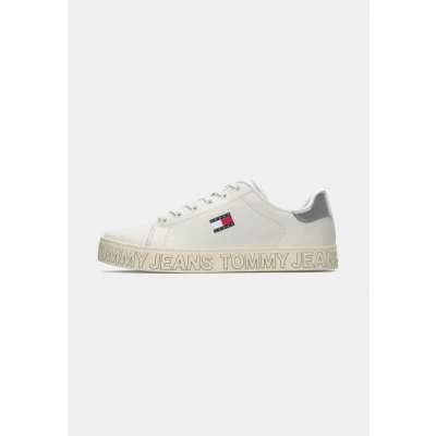 Image of Tommy Jeans Trainers, Women&#039;s, Size: 36, Ecru/silver shoes