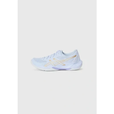 Image of Asics GEL Rocket 12 Volleyball shoes, Women&#039;s, Size: 6.5, Blue fade/champagne shoes