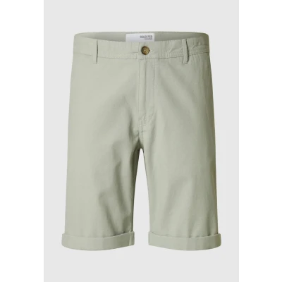 Image of SELECTED HOMME Male Shorts Stretchy Cotton, Iceberg Green, M