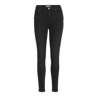 Image of VILA Jeans Skinny Fit, Women&#039;s, Size: 18x32, Black denim