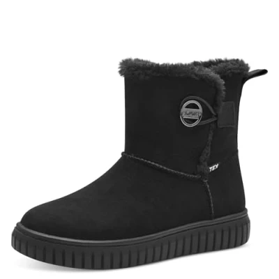 Image of s.Oliver Winter boots for kids, Size: 3.5, Black Textile