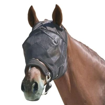 Image of WALDHAUSEN Premium Fly Mask without Ear Protection, Black, WB