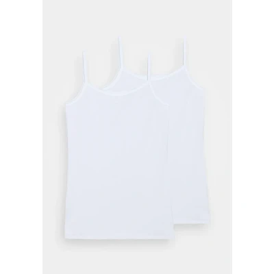 Image of Schiesser Organic Cotton Teens Spaghetti TOPS 95/5 2 PACK Undershirt for kids, Size: 8 9y, Weiß