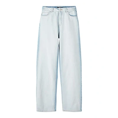 Image of LMTD Straight leg jeans for kids, Size: 16y, Light blue denim