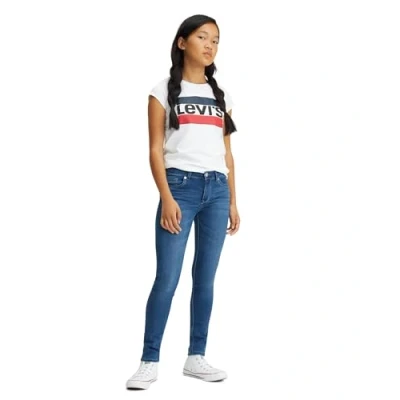 Image of Levi&#039;s 711 Skinny Jeans Fit for kids, Size: 14y, Blue winds
