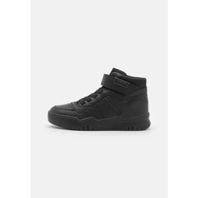 Image of Geox Perth BOY Hightop trainers for kids, Size: 7, Black Imitation leather/ textile