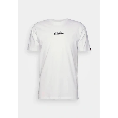 Image of Ellesse Ollio Print Tshirt, Men&#039;s, Size: XS, White