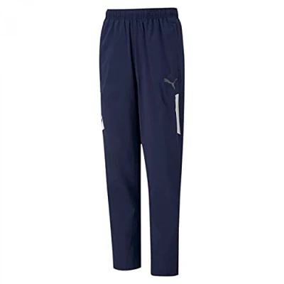 Image of puma Teamliga Sideline Tracksuit bottoms for kids, Size: 15 16y, Peacoat black pumawhite