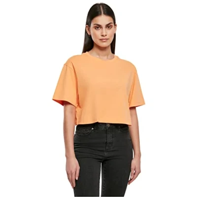 Image of Urban Classics Basic Tshirt, Women&#039;s, Size: 4XL, Papaya