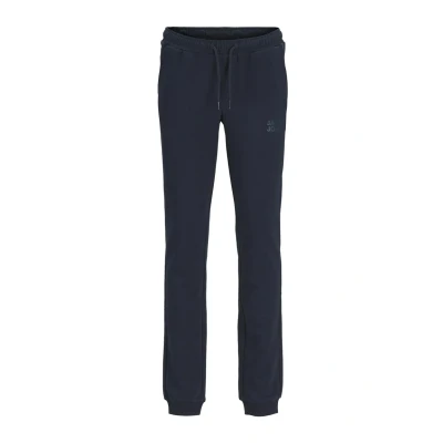 Image of JACK &amp; JONES Boy&#039;s Jpstgordon Jjnewsoft Sweat Pant Noos Jnr Joggers, Navy Blazer/Print: Tonal, 128