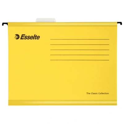 Image of Esselte 90314 Classic Suspension Files For A4 Format Yellow, Pack of 25