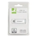 Image of Memory Stick Q CONNECT USB 3 0 16GB / Computer Accessories/Type Capacity 16 GB/Kind 3.0 Material Plastic/Colour Silver/black/Size