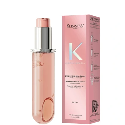 Image of Kérastase Chroma Absolu L&#039;huile Éclat Refillable Radiance Sublimating Hair Oil, For Colour Treated