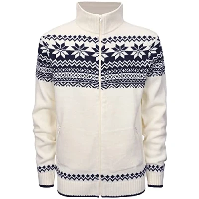 Image of Brandit Norweger Cardigan, Men&#039;s, Size: XL, White