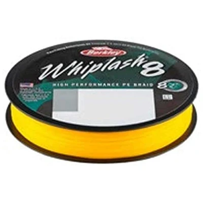 Image of Berkley Whiplash 8 Braided line Yellow 0.28mm / 47.1kg (270m) fishing