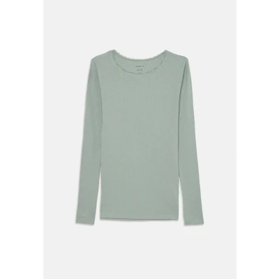 Image of Name it Nmfkab Long sleeved top for kids, Size: 1 1.5y, Slate gray