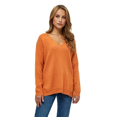 Image of Peppercorn Pcrosalia Jumper, Women&#039;s, Size: Medium, Peach caramel melange