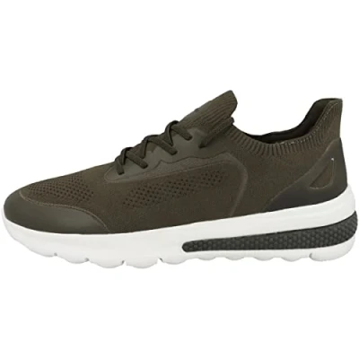 Image of Geox U Spherica Actif Trainers, Men&#039;s, Size: 6.5, Military Synthetics/textile