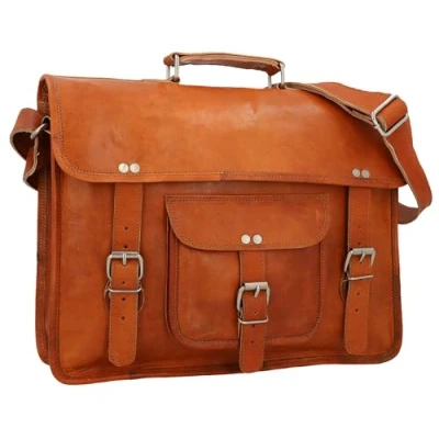 Image of Gusti Leder Finlay 15&quot; Briefcase, Size: One Size, Brown