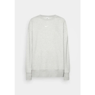 Image of Nike Sportswear W NSW Style FLC CREW OS Sweatshirt, Women&#039;s, Size: XXL Short, Grey