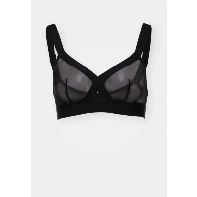 Image of DKNY Intimates Bralette Triangle bra, Women&#039;s, Size: XL, Black