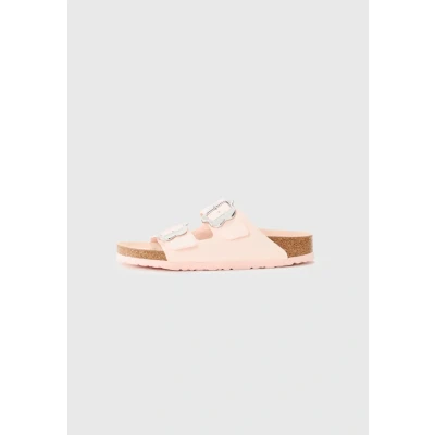 Image of Birkenstock Arizona Mules for kids, Size: 28, Light rose shoes