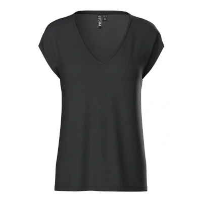 Image of Pieces Pckamala NOOS BC Basic Tshirt, Women&#039;s, Size: Small, Black