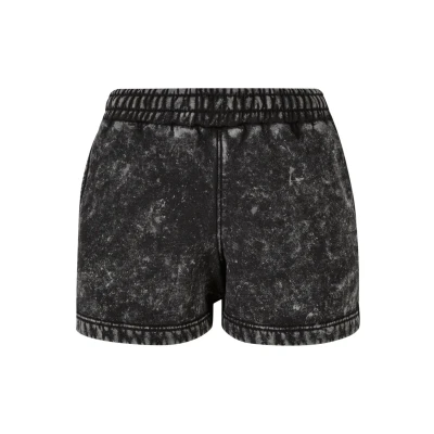 Image of Urban Classics Towel Washed Shorts, Women&#039;s, Size: 3XL, Black