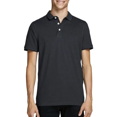 Image of Jack &amp; Jones Jjepaulos Polo shirt Dark grey, Men&#039;s, Size: Large, grey