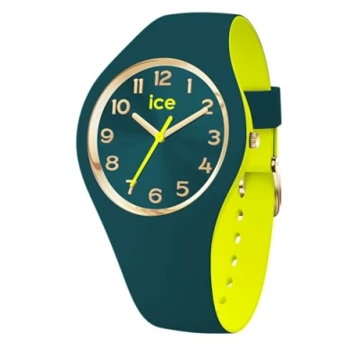 Image of Ice Watch DUO CHIC Watch, Men&#039;s, Size: Small, Dark green lime s