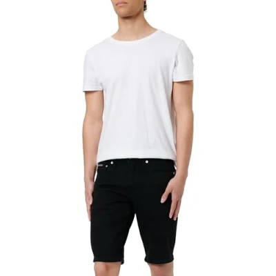 Image of Calvin Klein Jeans Regular Denim shorts, Men&#039;s, Size: 28, black