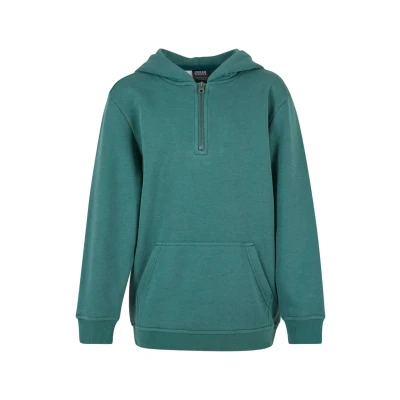 Image of Urban Classics BOXY ZIP Hoody Hoodie for kids, Size: 13 14y, Paleleaf