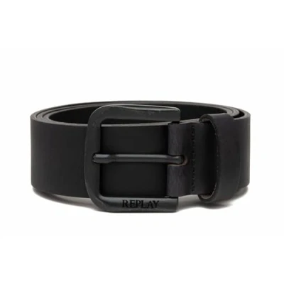 Image of Replay Belt, Men&#039;s, Size: 40, Black