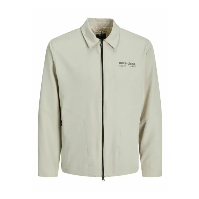 Image of JACK &amp; JONES Men&#039;s Jcotrack Shacket Blouson, moonbeam, S