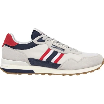Image of Pepe Jeans Kingston Heritage Trainers, Men&#039;s, Size: 8, White Leather and textile