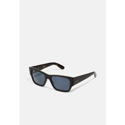 Image of Ray Ban Carlos Sunglasses, Men&#039;s, Size: 56, Havana/blue