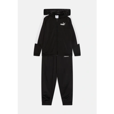Image of Puma LOGO SUIT Unisex SET Tracksuit for kids, Size: 4y (3 4y), Black