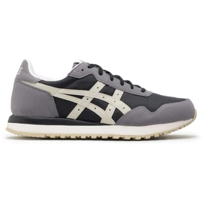 Image of Asics Sportstyle Tiger Runner II Unisex Trainers, Size: 5, Black/light dust Textile/synthetics