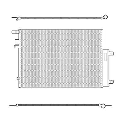 Image of Condenser, air conditioning DENSO DCN06017