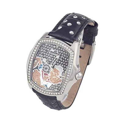 Image of ChronoTech Womens Analogue Quartz Watch with Leather Strap CT7896LS 82,
