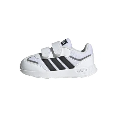 Image of adidas Performance Tensaur Switch CF I Unisex Road running shoes for kids, Size: 5K, Footwear white/core black/grey three Imitation leather/ textile