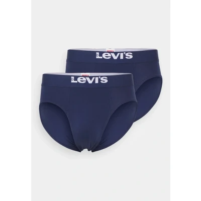 Image of Levi&#039;s MEN Solid Basic Brief 2 PACK Pants, Men&#039;s, Size: Small, Navy