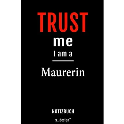 Image of Notizbuch für Maurer/Maurerin: Originelle Geschenk Idee [120 Seiten gepunktet Punkte Raster blanko Papier]