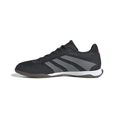 Image of adidas Unisex&#039;s Predator League Indoor Football Boots, Core Black Grey Four Lucid Red, 11 UK