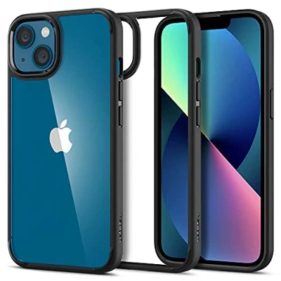 Image of Spigen Ultra Hybrid TPU Back Cover Black Apple iPhone 13 Mini
